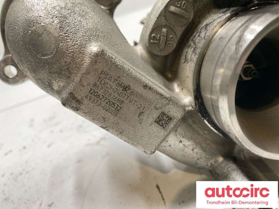 Turbo til Peugeot 208 2012-2019 (Type I)  (9673283680|0375 Q9|)