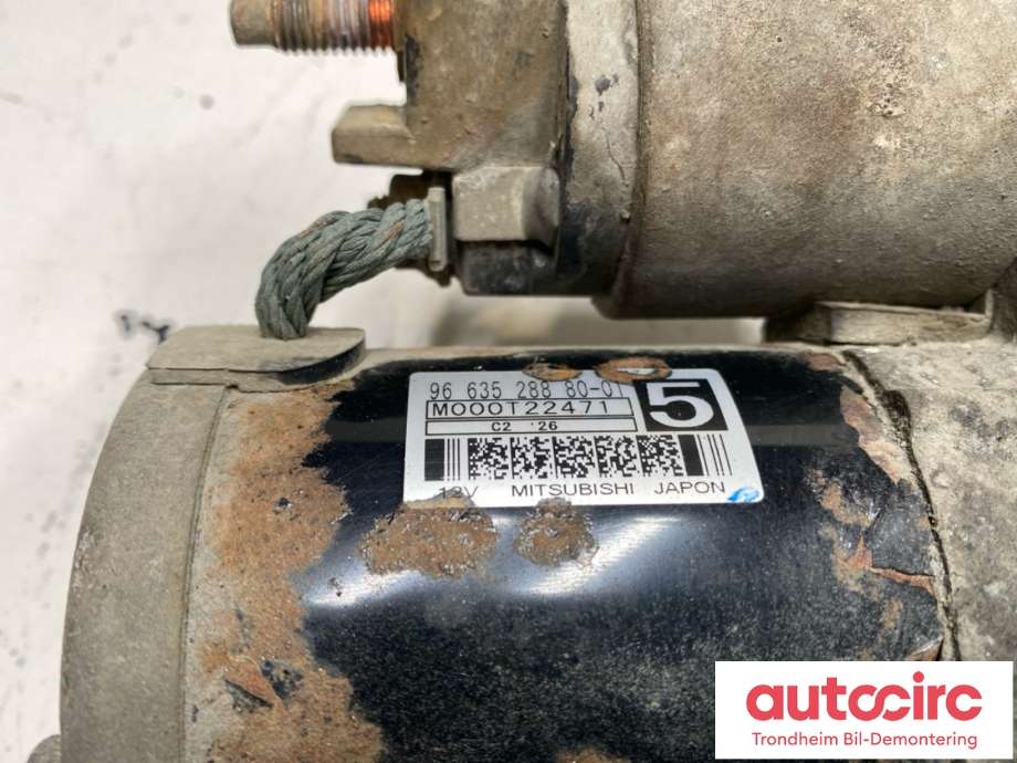 Starter diesel til Peugeot 208 2012-2019 (Type I) (9663528880|5802Z8|)