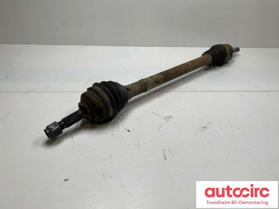 Drivaksel høyre foran, diesel/manuell til Peugeot 208 2012-2019 (Type I)  (9801611280|98 039 596 80|)