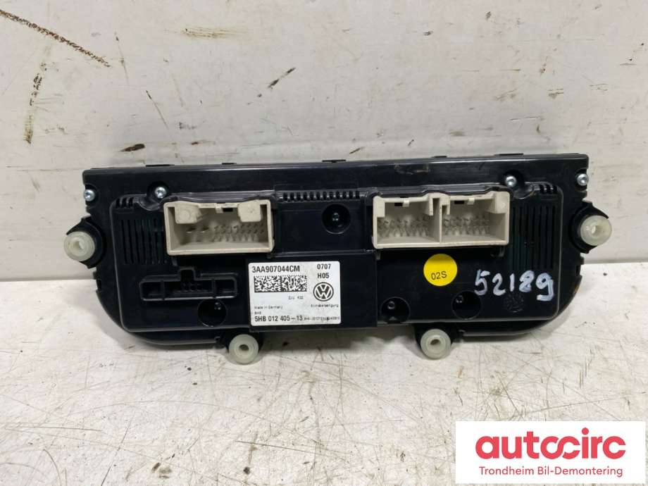 Varmeapparat betjening til VW Touran 2010-2015 (Type I, Fase 3)  (3AA 907 044 CM|)