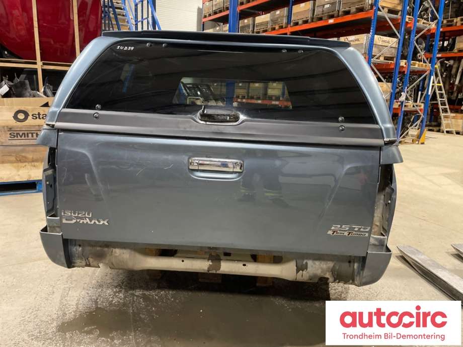 Karosseri lasteplan til Isuzu D-Max 2012-2017 (Type II, Fase 1)  