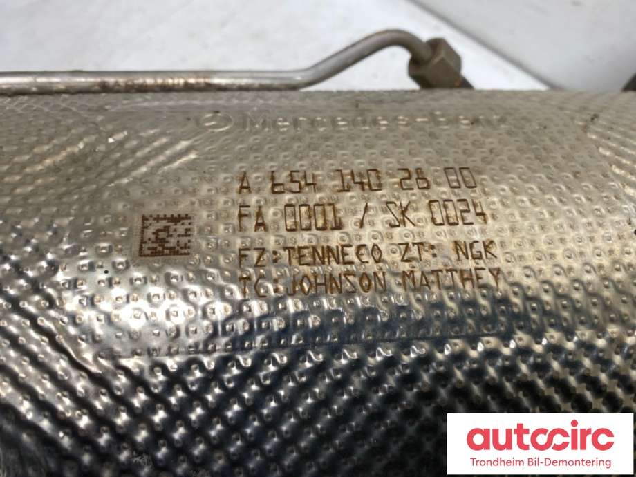 Partikkelfilter til Mercedes E-Klasse 2016-2023 (W213) (W213) (A6541400015|A6541402800|A6541403801)