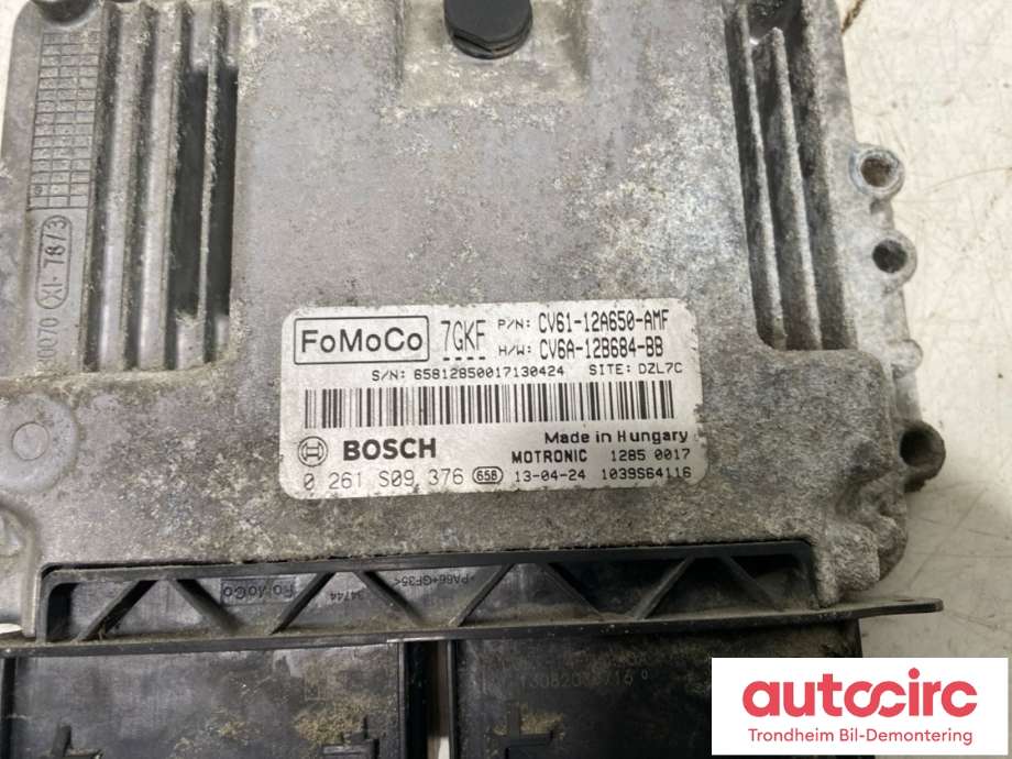 Styreenhet motor til Ford Focus 2011-2014 (Type III, Fase 1)  (BOSCH|CV61-12A650-AMF|RMCV6A-12A650-BD|2013029)