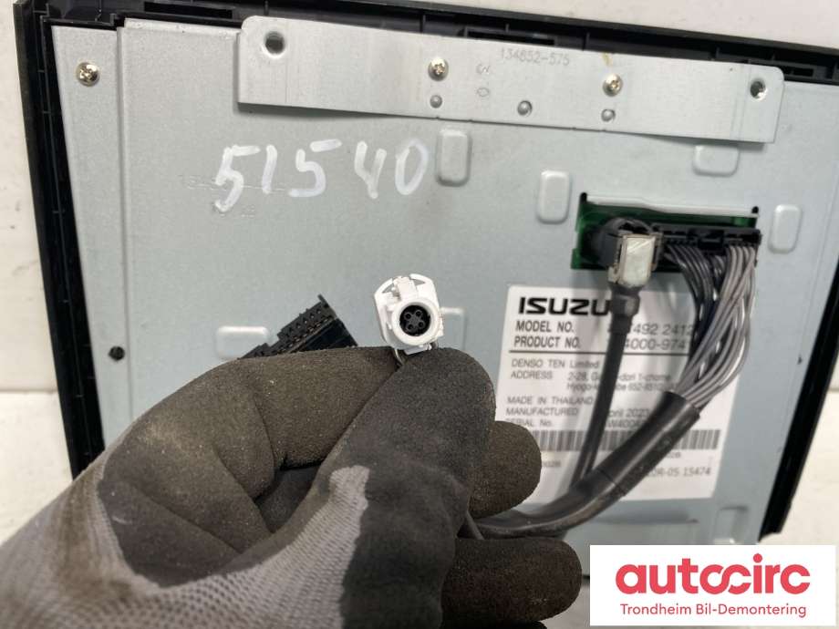 Bilstereo navigasjon skjerm til Isuzu D-Max 2021-->> (Type III)  (8974922412|134000-97410101|)