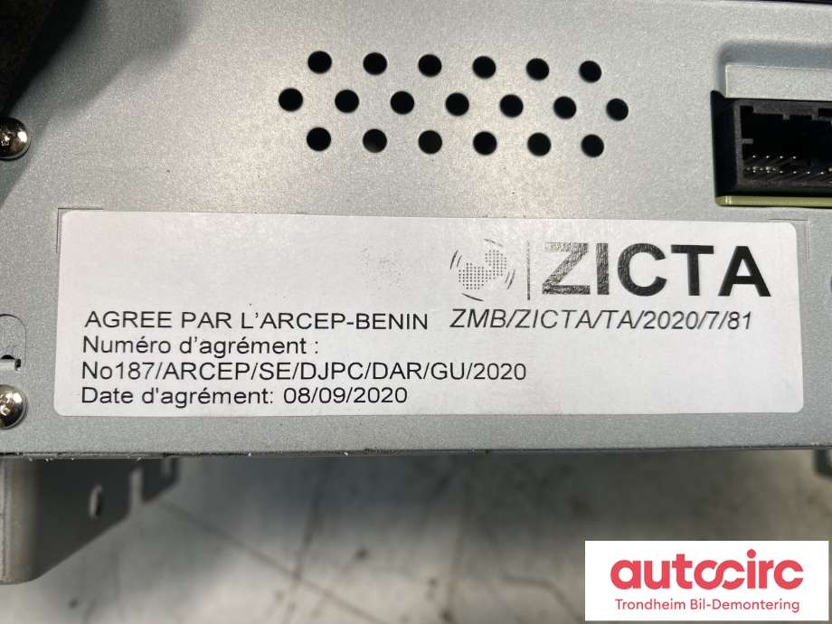 Bilstereo til Isuzu D-Max 2021-->> (Type III)  (8974808236|111000-7342B101|)