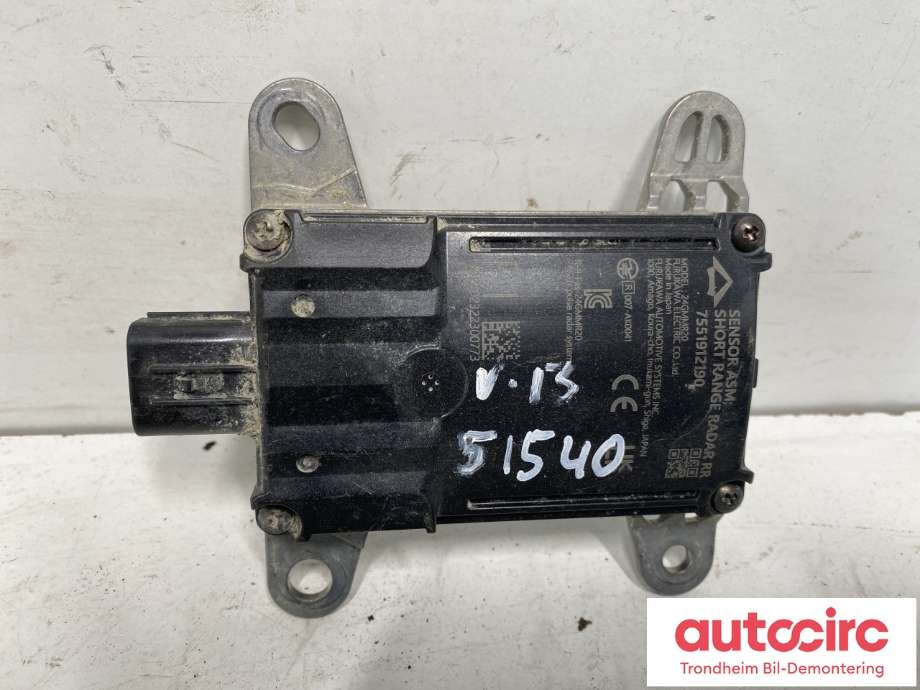 Sensor radar til Isuzu D-Max, 2021-->> (Type III)  (..|7551912190)