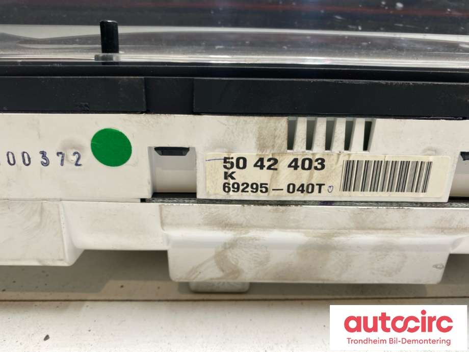 Speedometer til Saab 9-5 2001-2005 (Type I, Fase 2)  (5042403|)