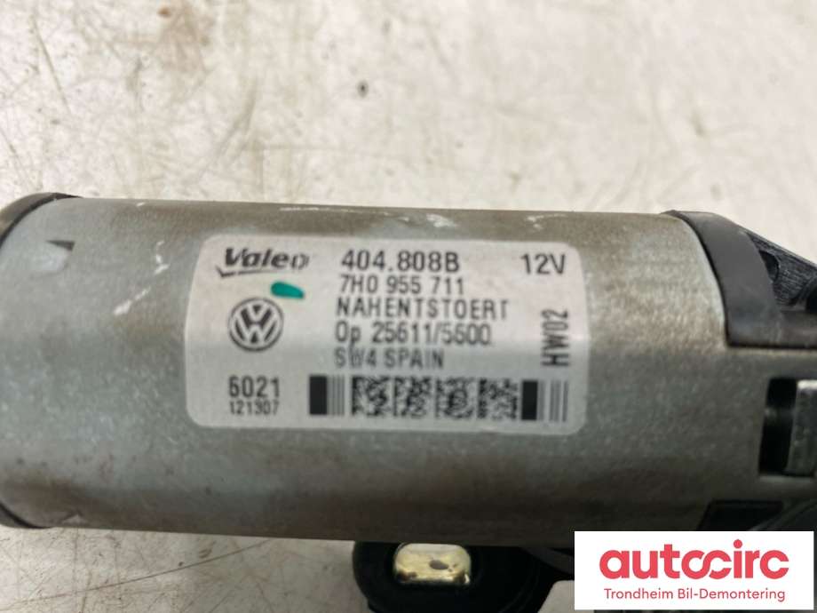 Viskermotor bakrute til VW Transporter / Caravelle 2003-2009 (Fase 1) (T5) (T5) (VALEO|7H0 955 711|7LA 955 711 B|7H0955711| 7LA955711B)
