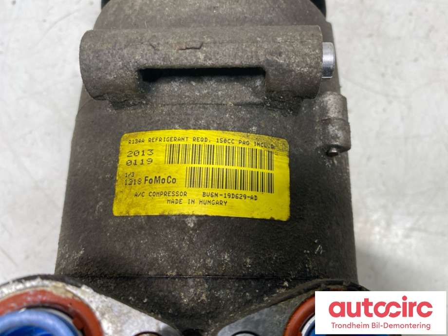 Aircondition kompressor til Ford Focus 2011-2014 (Type III, Fase 1) (1856883|BV6N19D629AD|BV6N19D629AE)