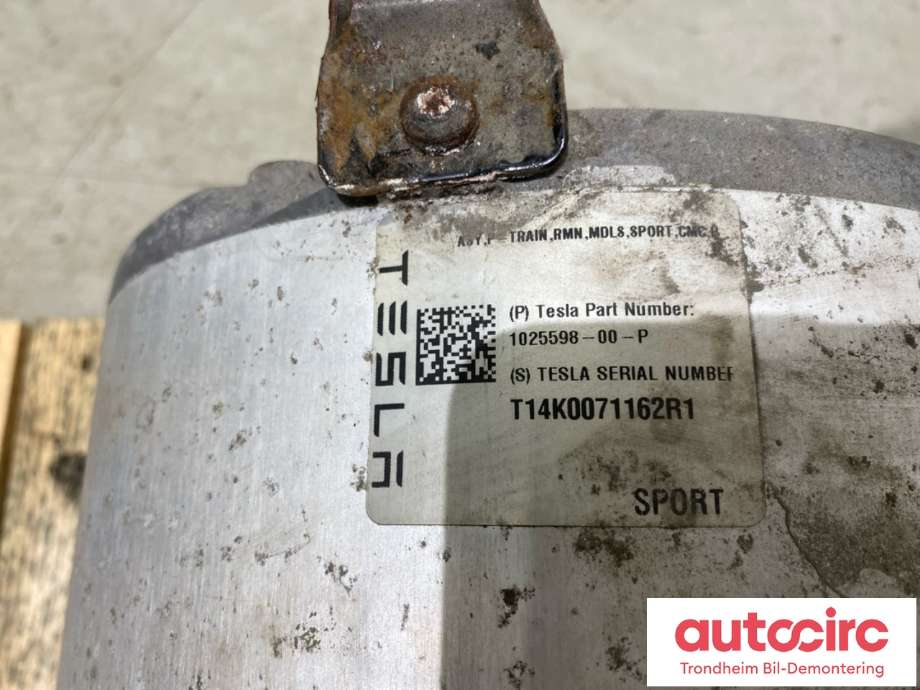 Motor elbil bak til Tesla Model S 2013-2016 (Fase 1)  (SPORT|100263301P|)
