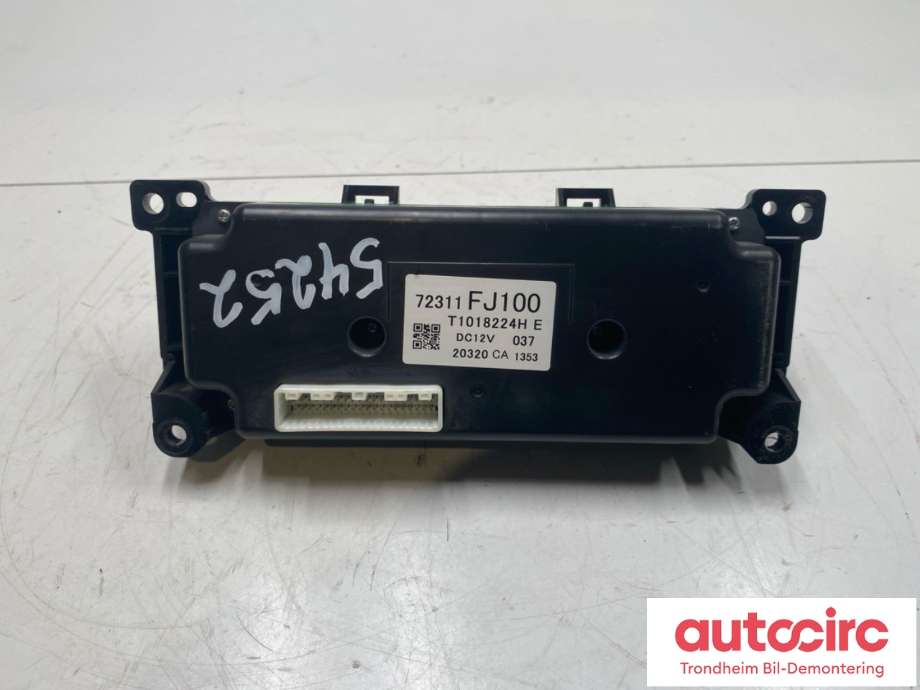 Varmeapparat betjening til Subaru XV 2012-2017 (Type I)  (72311FJ100|)