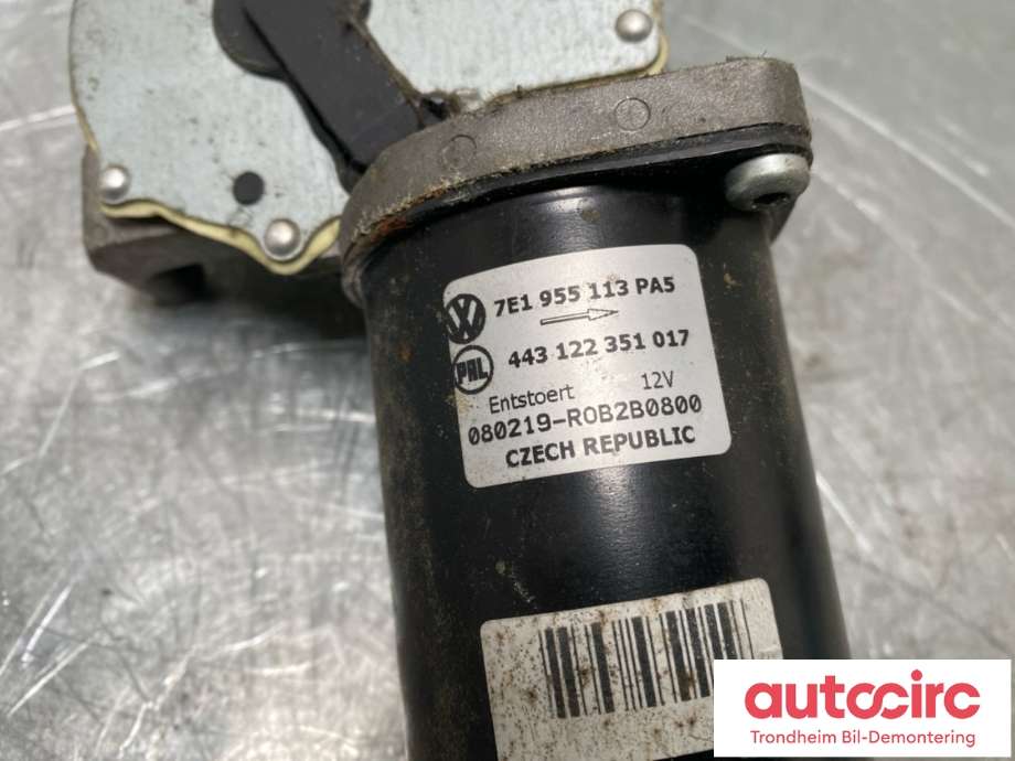Viskermotor frontrute til VW Transporter / Caravelle 2003-2009 (Fase 1) (T5) (T5) (7E1955113|7E1955113G|)