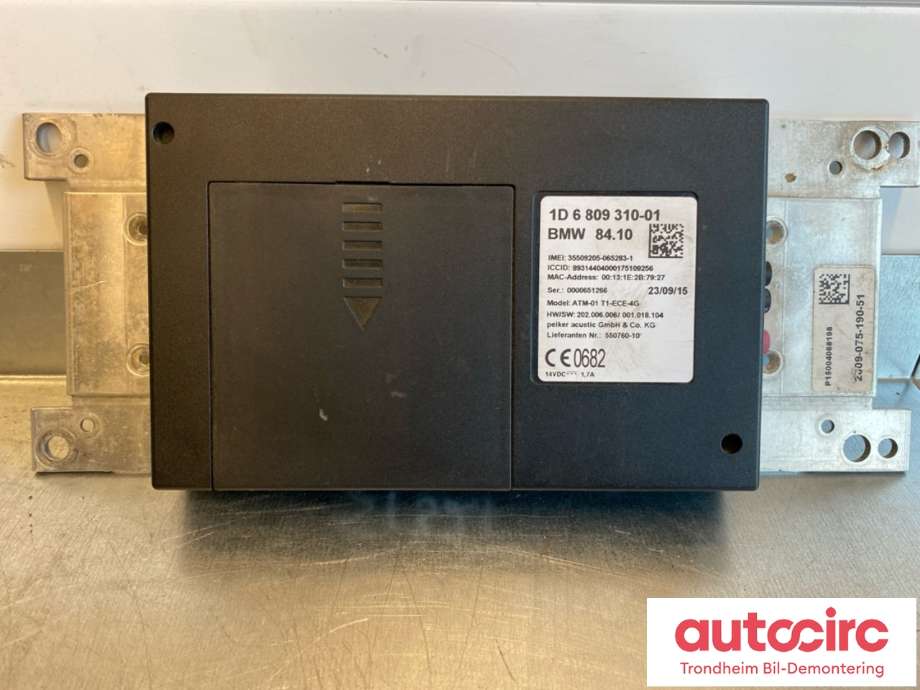 Styreenhet bluetooth til BMW 4-Serie, 2013-2020 (F32/F33/F36) (F32/F33/F36) (..|84 10 9 380 156)