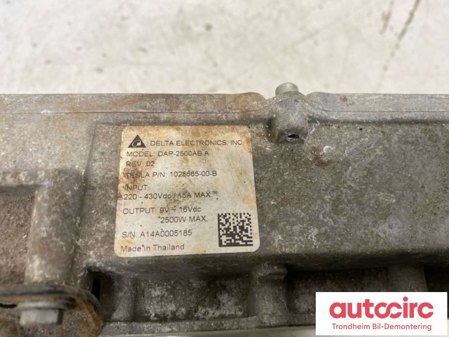 DCDC converter elbil til Tesla Model S 2013-2016 (Fase 1)  (1028665-00-C|)