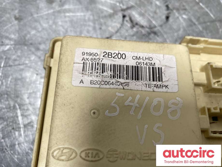 Sikringsboks til Hyundai Santa Fe 2006-2009 (Type II, Fase 1)  (91950-2B200|)