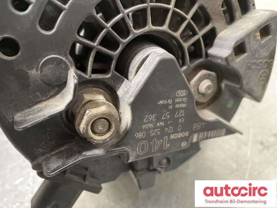 Dynamo til Saab 9-3 2003-2007 (Type II, Fase 1) (BOSCH|12757362|0124525086|)