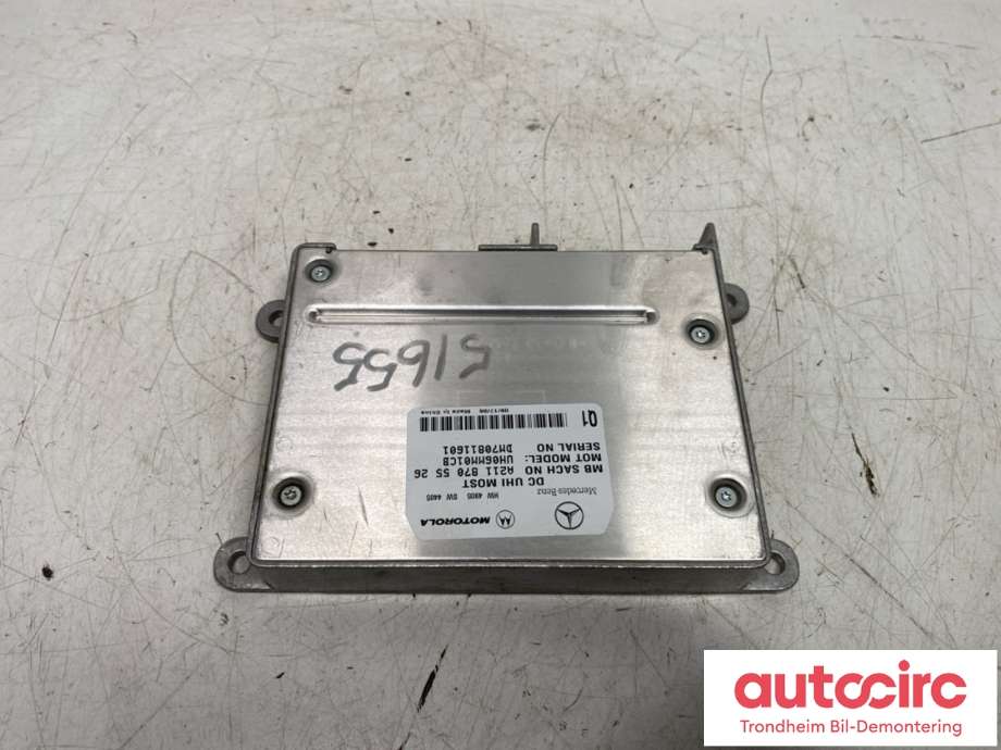 Styreenhet bluetooth til Mercedes B-Klasse 2005-2008 (Fase 1) (W245) (W245) (MOTOROLA|A2118705526|A2118703926|)