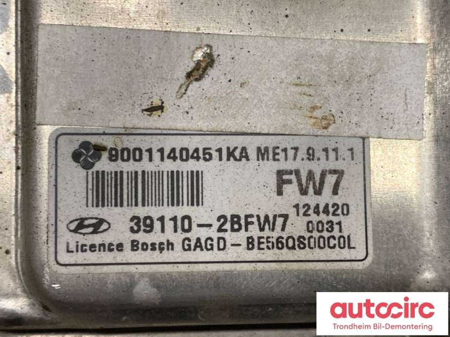 Styreenhet motor til Hyundai i30 2012-2017 (Type II) (39110-2BFW7|9001140451KA|)