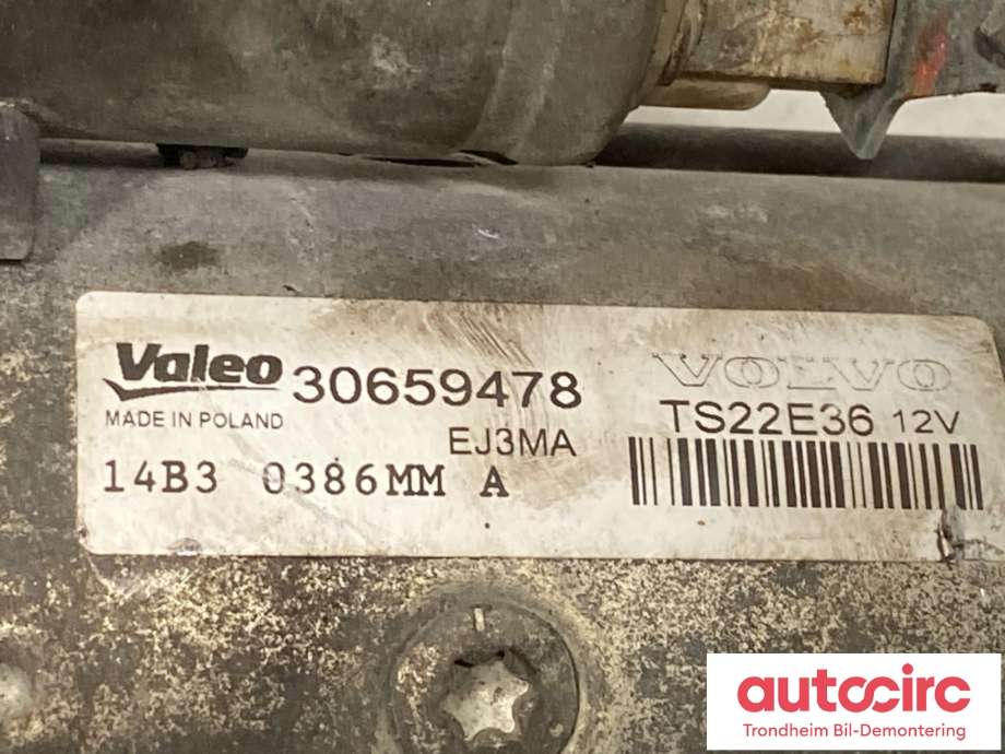 Starter diesel til Volvo V40 2012-2019  (VALEO|30659478|TS22E36|36001519)