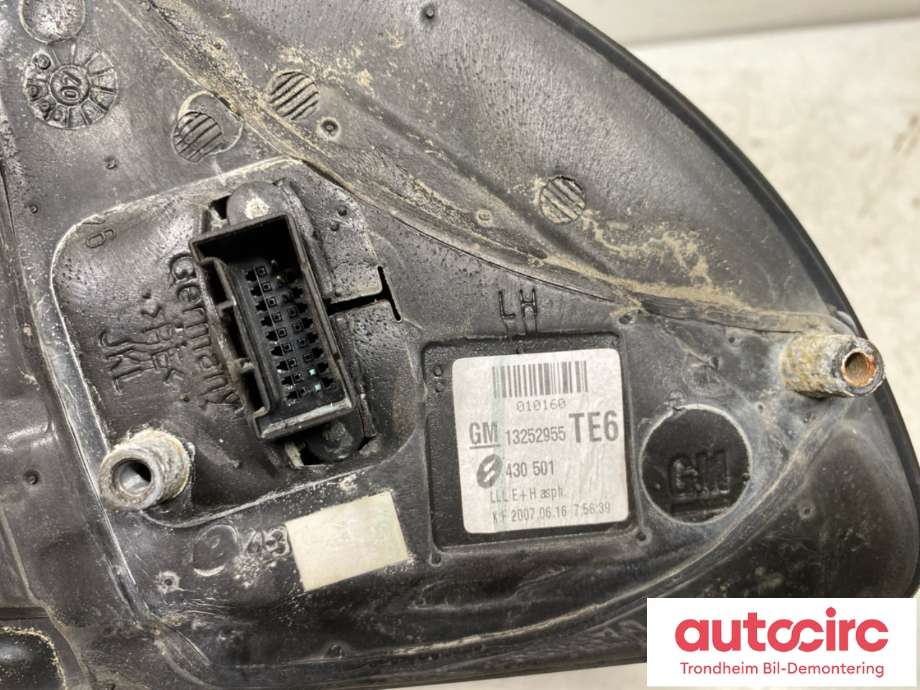 Speil venstre til Opel Astra H 2004-2009 (13141997|13253338|)