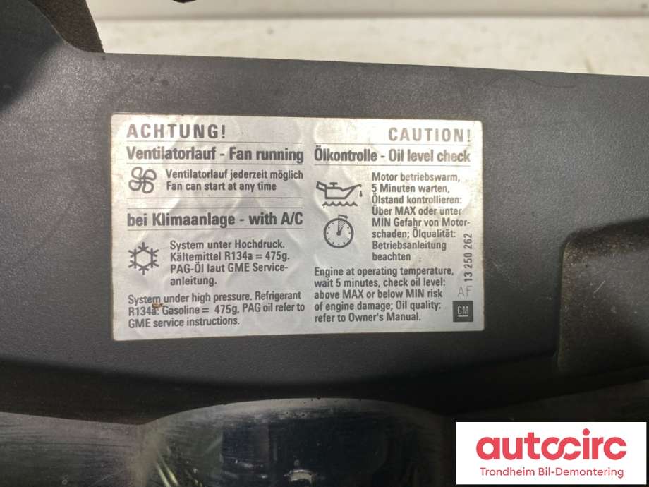 Grill til Opel Astra H 2004-2009  (13225780|93191829|)