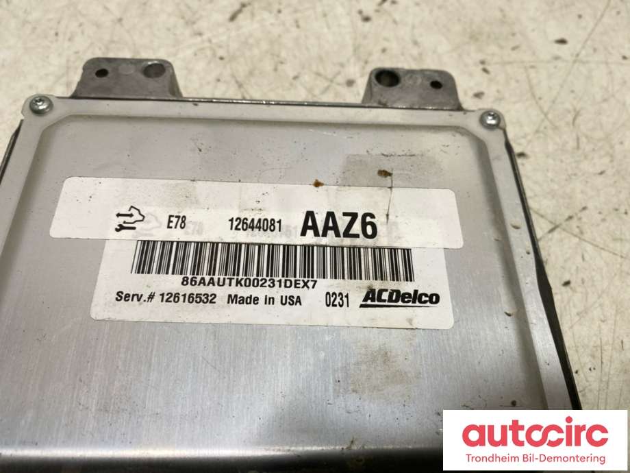 Styreenhet motor til Opel Astra J 2010-2015  (ACDELCO|12644081|12668866|12616532)
