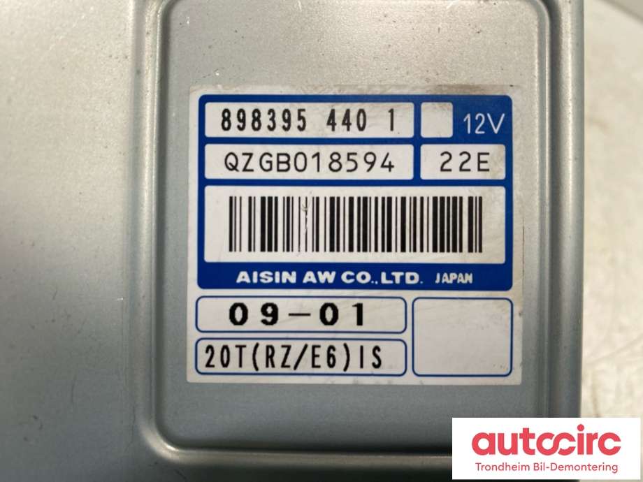 Styreenhet girkasse til Isuzu D-Max 2021-->> (Type III)  (AISIN|8983954401|)