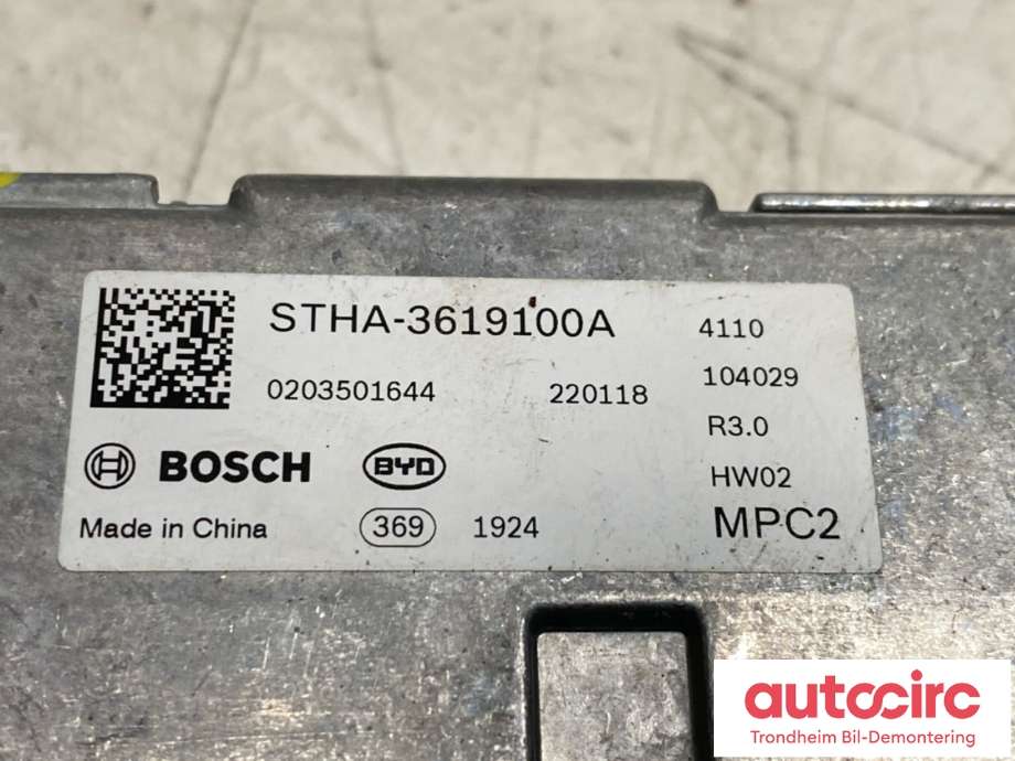 Parkeringskamera foran til BYD Tang 2020-->> (BOSCH|STHA-3619100A|0203501644|)