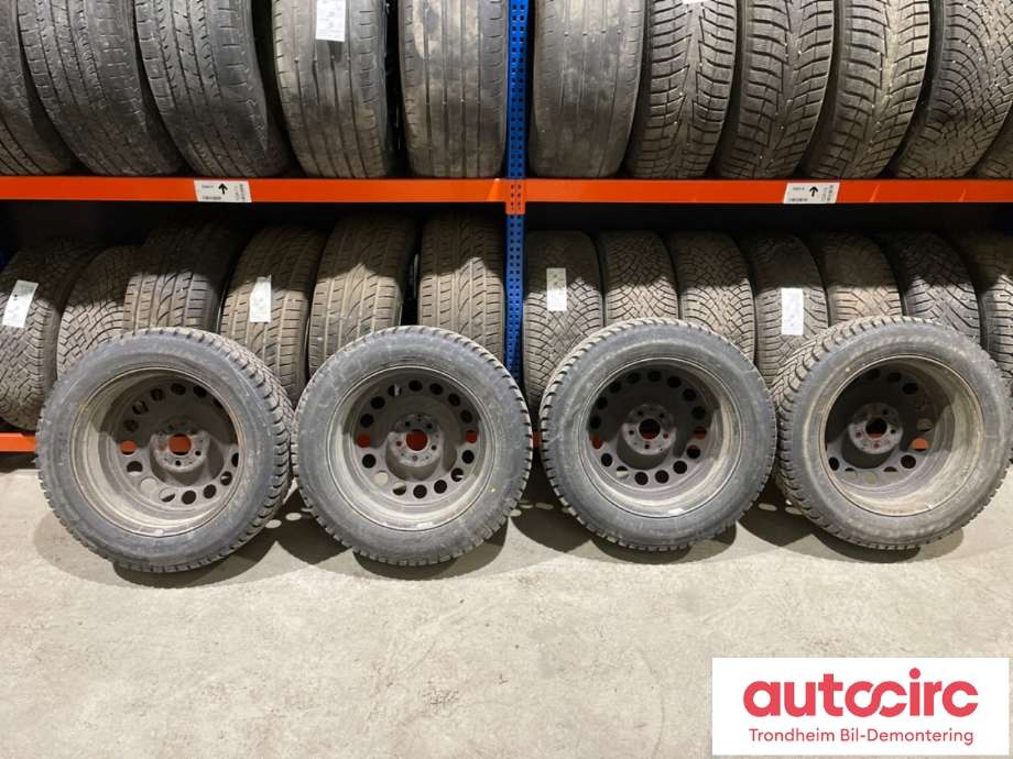 Hjulsett stål vinter til Mercedes Vito 2014-->> (W447) (W447) (17 TOMMER|215/60R17 100T|PROD: 1225|7-8 MM)