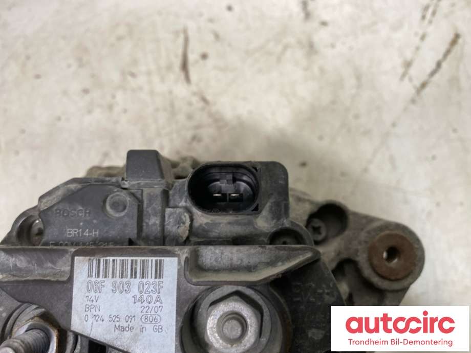 Dynamo til VW Touran 2007-2010 (Type I, Fase 2)  (BOSCH|06F 903 023 F|06F 903 023 FX|)