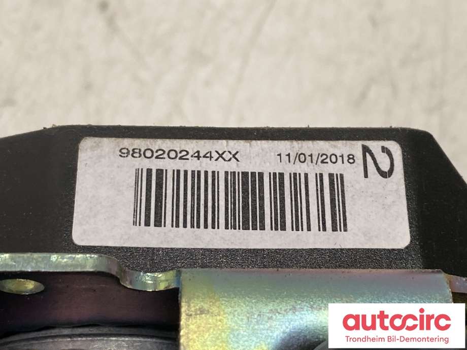 Sikkerhetsbelte bak høyre til Peugeot 508 2014-2018 (Type I, Fase 2)  (16 105 794 XX|)