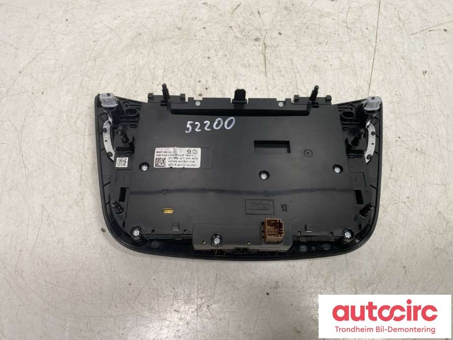 Varmeapparat betjening til Peugeot 508 2014-2018 (Type I, Fase 2) (VALEO|98 207 355 XZ|)