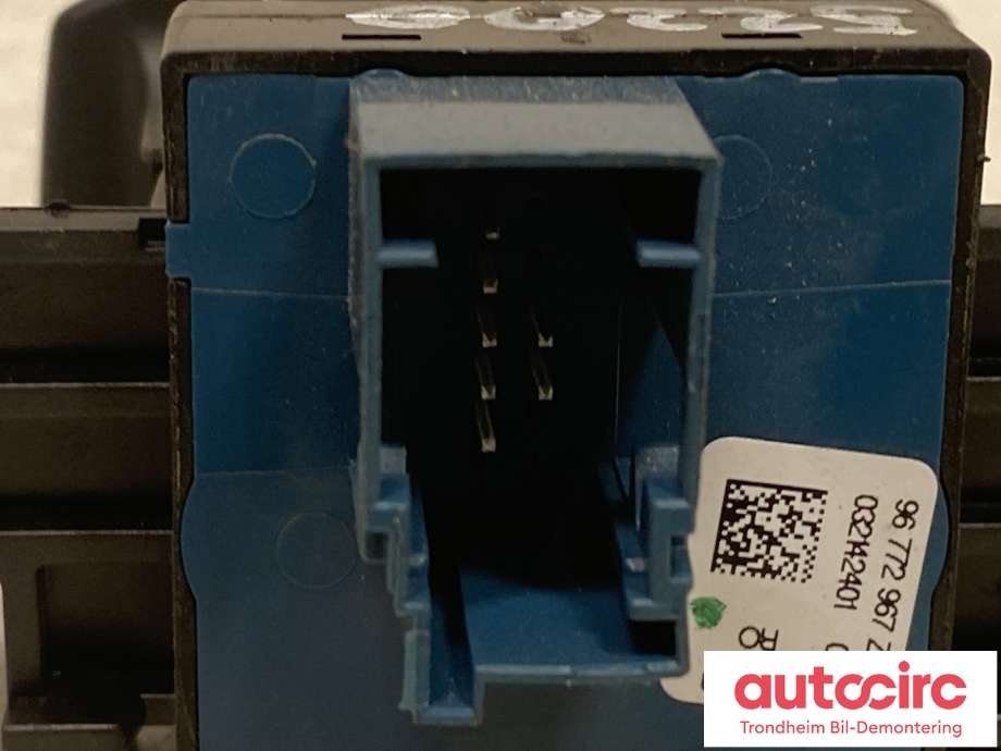 Bryter elektrisk håndbrekk/parkbrems til Peugeot 508 2014-2018 (Type I, Fase 2) (96 772 967 ZD|)