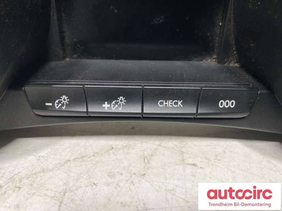 Instrumentpanel til Peugeot 508 2014-2018 (Type I, Fase 2) (9824815180|)