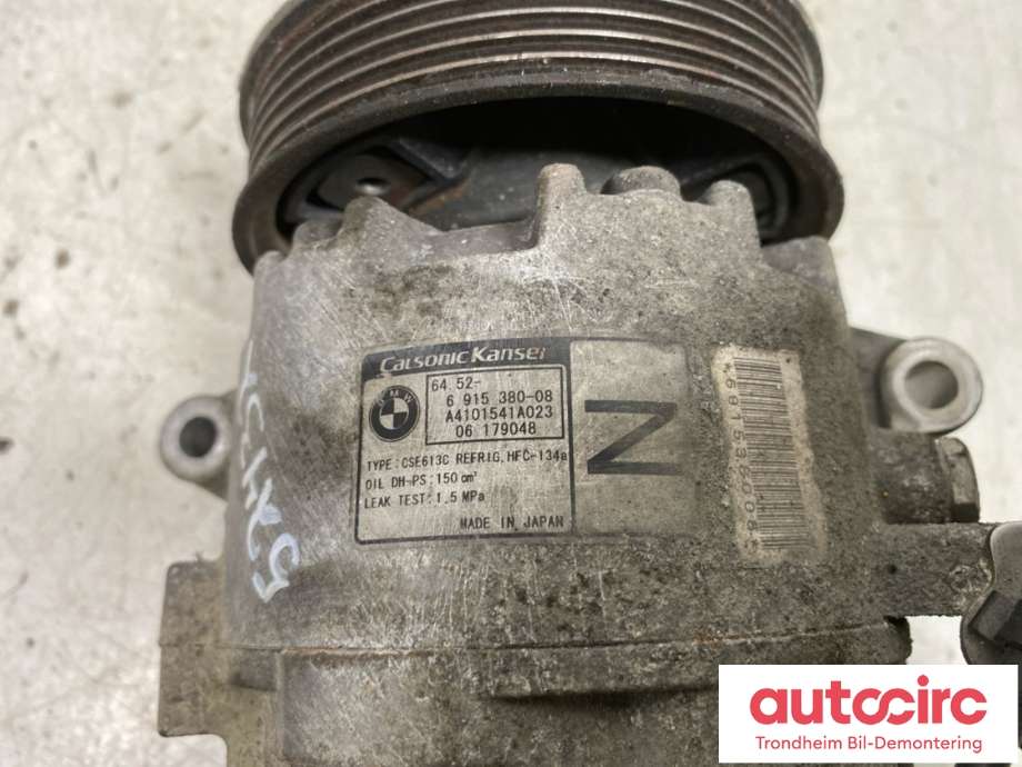 Aircondition kompressor til BMW 1-Serie 2004-2011 (E81/E82/E87/E88) (E81/E82/E87/E88) (CALSONIC KANSEI|64 52 9 182 793|6915380-08|)