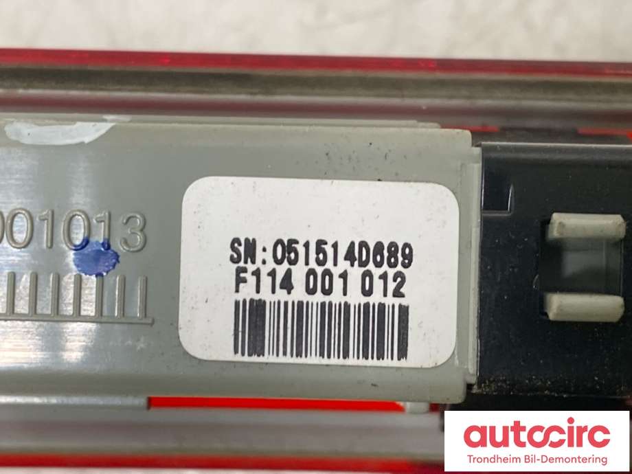 Baklykt bremselys bakrute til Mazda CX-5 2012-2017 (Type I) (KD5351580B|)