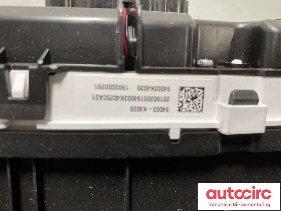Instrumentpanel til Hyundai Kona 2017-2021 (Type I, Fase 1) (94003K4020|94003K4030|)