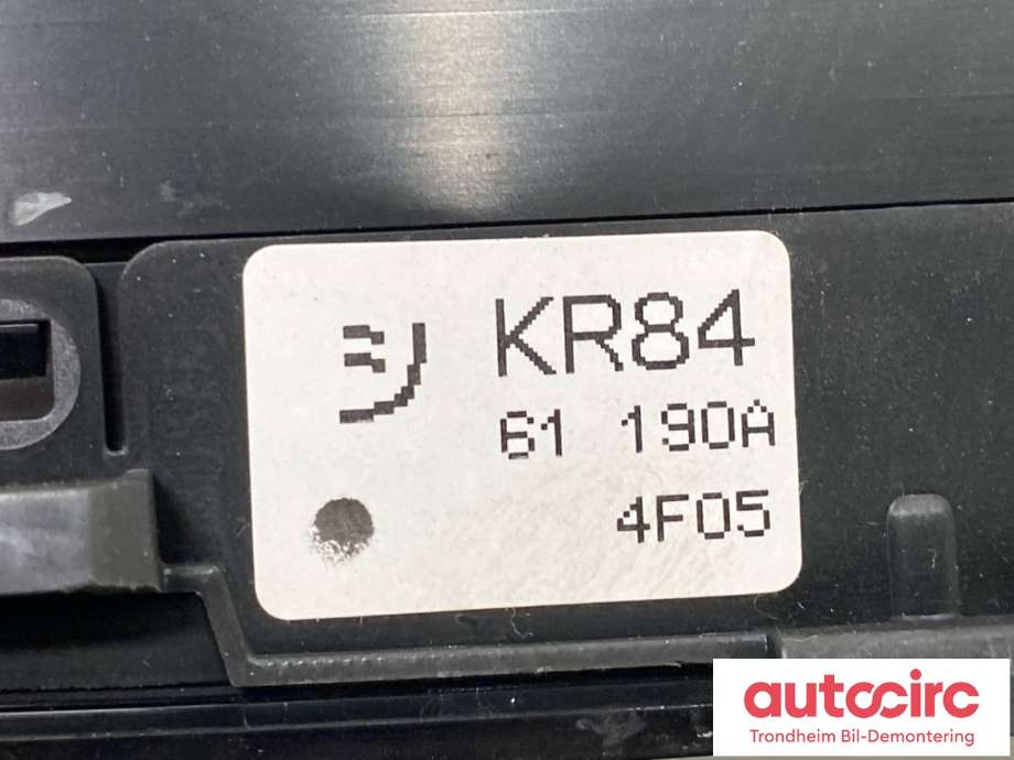 Varmeapparat betjening til Mazda CX-5 2012-2017 (Type I) (KR8461190A|)