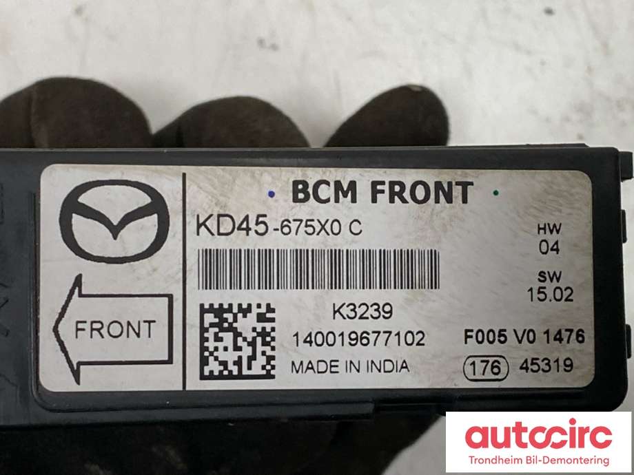 Styreenhet diverse til Mazda CX-5 2012-2017 (Type I)  (KD45-675X0C|KD45-675X0B|)