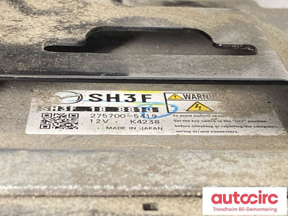 Styreenhet motor til Mazda CX-5 2012-2017 (Type I) (SH3F18881G|275700-5419|)