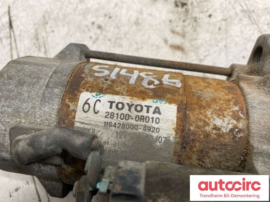 Starter diesel til Toyota Avensis 2003-2008 (Type II)  (28100-0R010|281000R010|MS428000-4920)