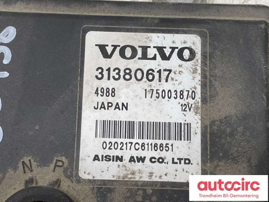 Styreenhet girkasse, hybrid til Volvo V90 / V90 CC / S90 2016-->> (31380617|)