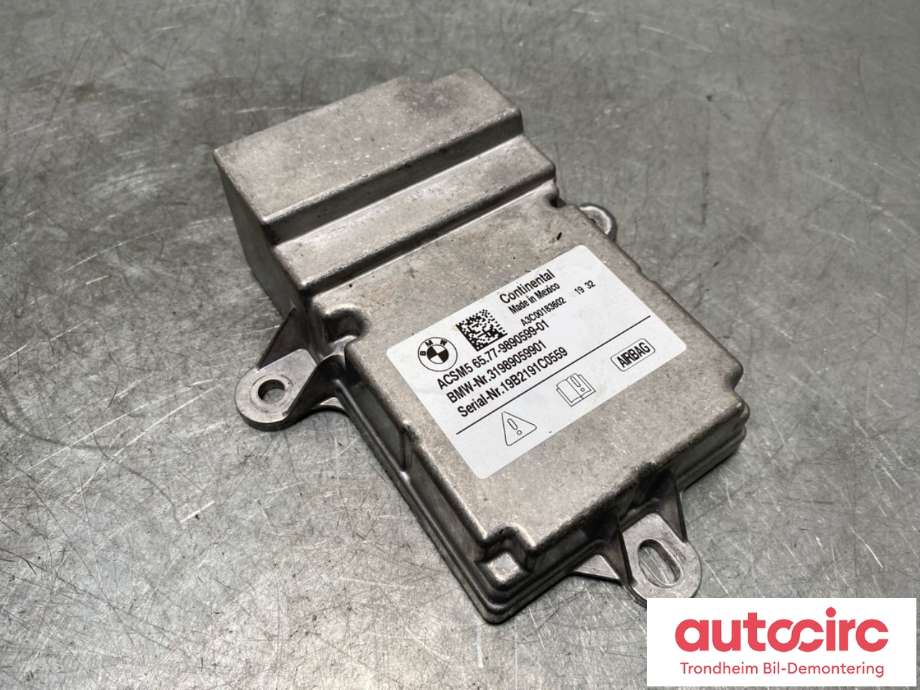 Styreenhet airbag hovedsensor til BMW X5 2018-->> (G05) (G05) (65779890599|)