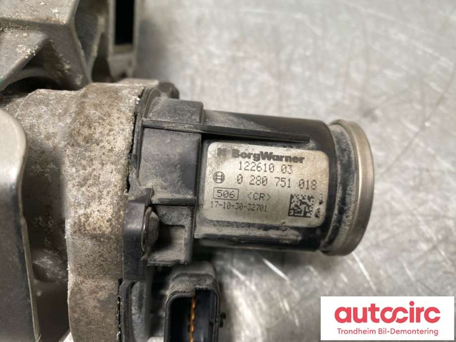 EGR-ventil til Citroën Jumper 2014-->> (Type III, Fase 2) (BOSCH|9807593080|0280751018|)