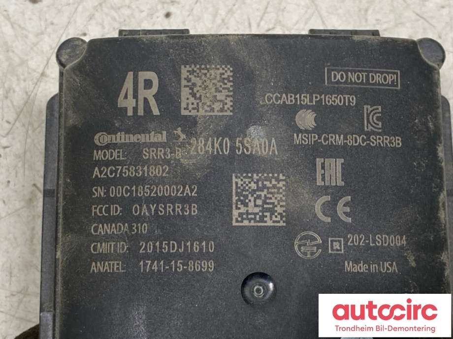 Sensor blindsone til Nissan Leaf 2018-->> (Type II) (284K05SA0A|A2C75831802|)