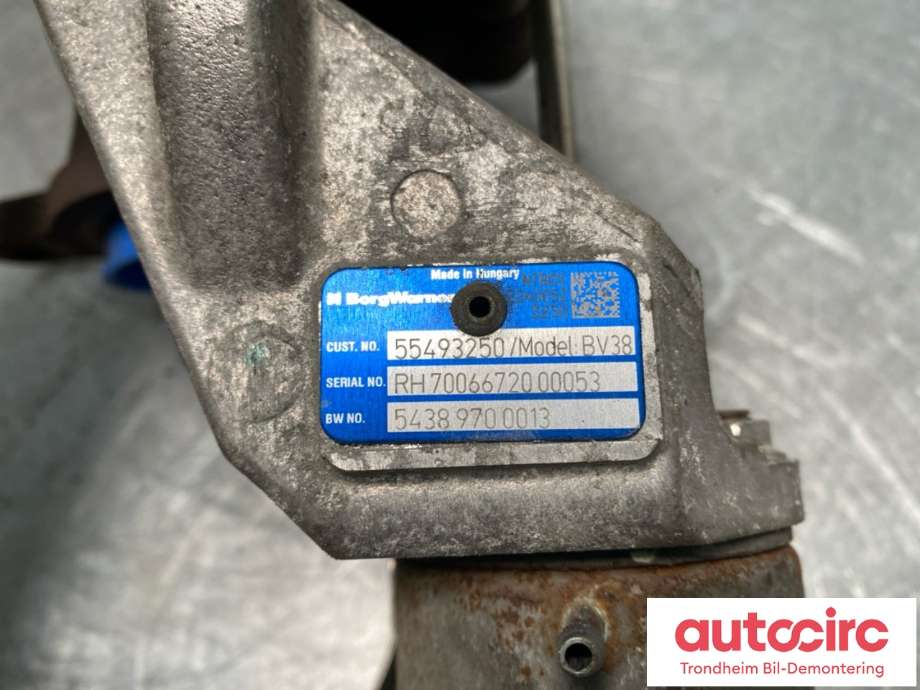 Turbo til Opel Insignia A 2014-2017  (55581063|95519811|)
