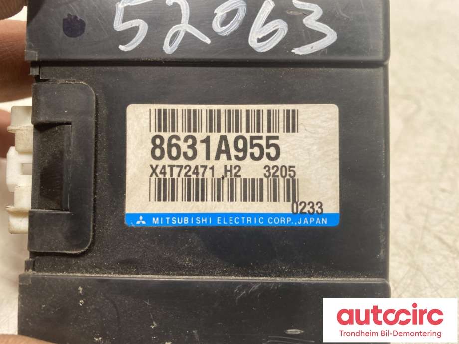 Styreenhet 4WD til Mitsubishi Outlander 2012-2015 (Type III, Fase 1) (8631A955|)
