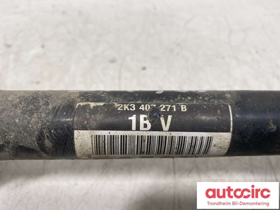 Drivaksel venstre foran, diesel/manuell til VW Caddy 2010-2015 (Type III, Fase 2) (2K3 407 271 B|2K3 407 271 BX|)