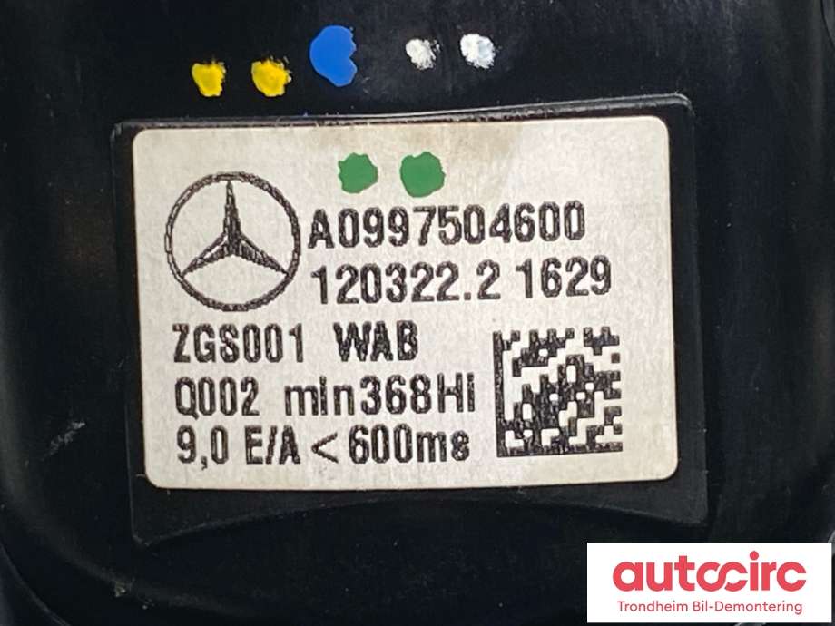 Bakluke/bakdør håndtak til Mercedes EQC 2019-->>  (A0997504600|)