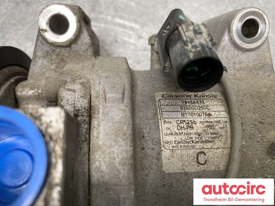 Aircondition kompressor til Mitsubishi L200 2015-2019 (Type V, Fase 1) (7813A673|)